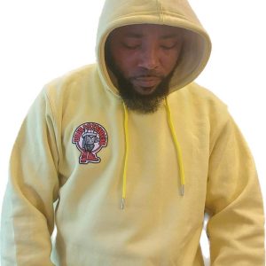Yellow Embroidery Hoodie/Short Set